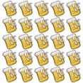 thumbnail image 1 of GOOHOCHY 25Pcs Light Up Brooch Flashing Pin Badge Plastic Yellow for Party Events, 1 of 8