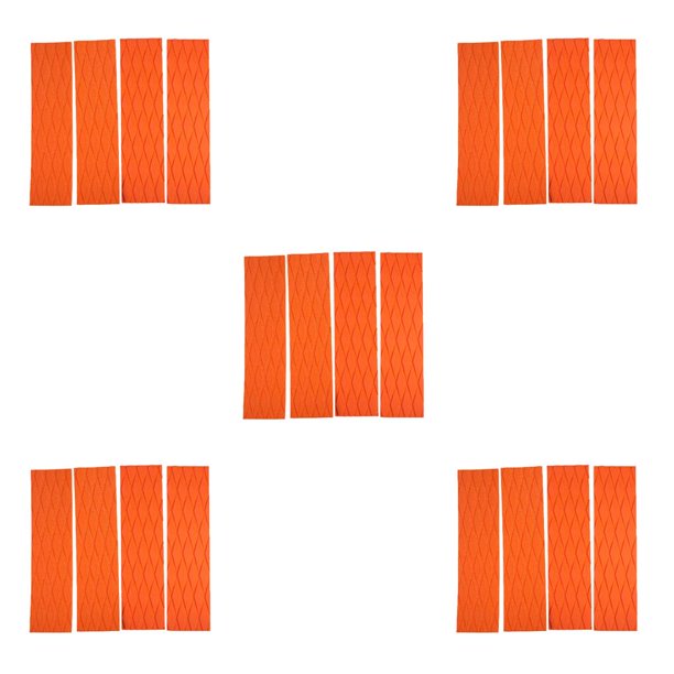 Soidarity 4 Uds. Almohadilla de tracción EVA, alfombrilla trasera antideslizante, almohadillas de remo para Longboard, deportes acuáticos, Type5 NO5