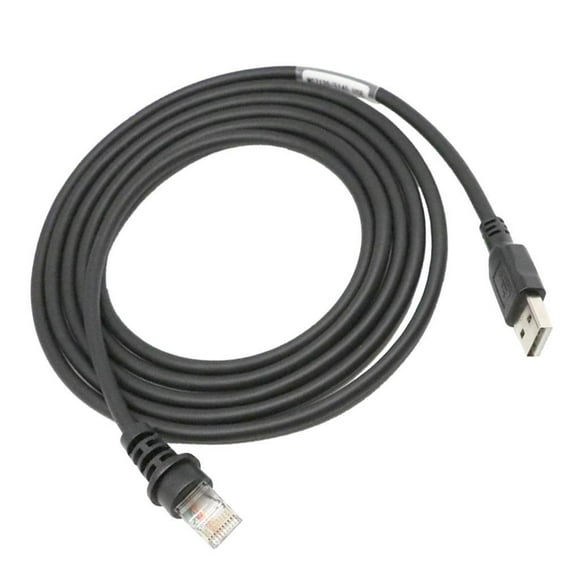 maskred 6.6ft USB Cable for Metrologi BarCode Scanner MS9540 MS9544 MS9535