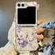 thumbnail image 2 of Funda trasera para Samsung Galaxy Z Flip 5, carcasa de lujo a prueba de golpes, transparente, dura, PC, Flip 4, 3, Flip5, Flip4, Flip3, 2 of 5