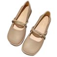 thumbnail image 3 of Zapatos de mujer, zapatos de punta cuadrada, 2 zapatos de vestir, durabilidad probada en el tiempo, 3 of 9