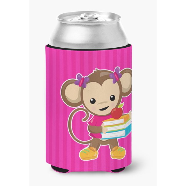 ""Caroline'S Treasures Mono Y Libros Escolares Abrazador De Latas O Botellas Multicolor""