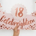 thumbnail image 6 of Cheerland 18th Birthday Party Photo Booth Props, Rose Gold, 1 Pack, 29.5 x 21 in, 6 of 6