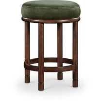 Meridian Furniture Monette Green Velvet Counter Stool