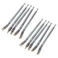 thumbnail image 1 of 10 Pcs 32cm Length 5 Section Telescopic AM FM Radio Antenna 180 Degree, 1 of 5