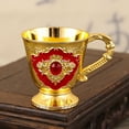 thumbnail image 4 of 2 Copas De Vino Europeas Vintage, Copas De Vino Doradas, Copa De Metal Retro, Taza Para Beber De aleación De Zinc En Relieve Para El Hogar, Cocina,, 4 of 7