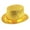 Gold, variant on Blingbling Fedora Glitter Magician Hat Victorian Age Women Men Photo Props