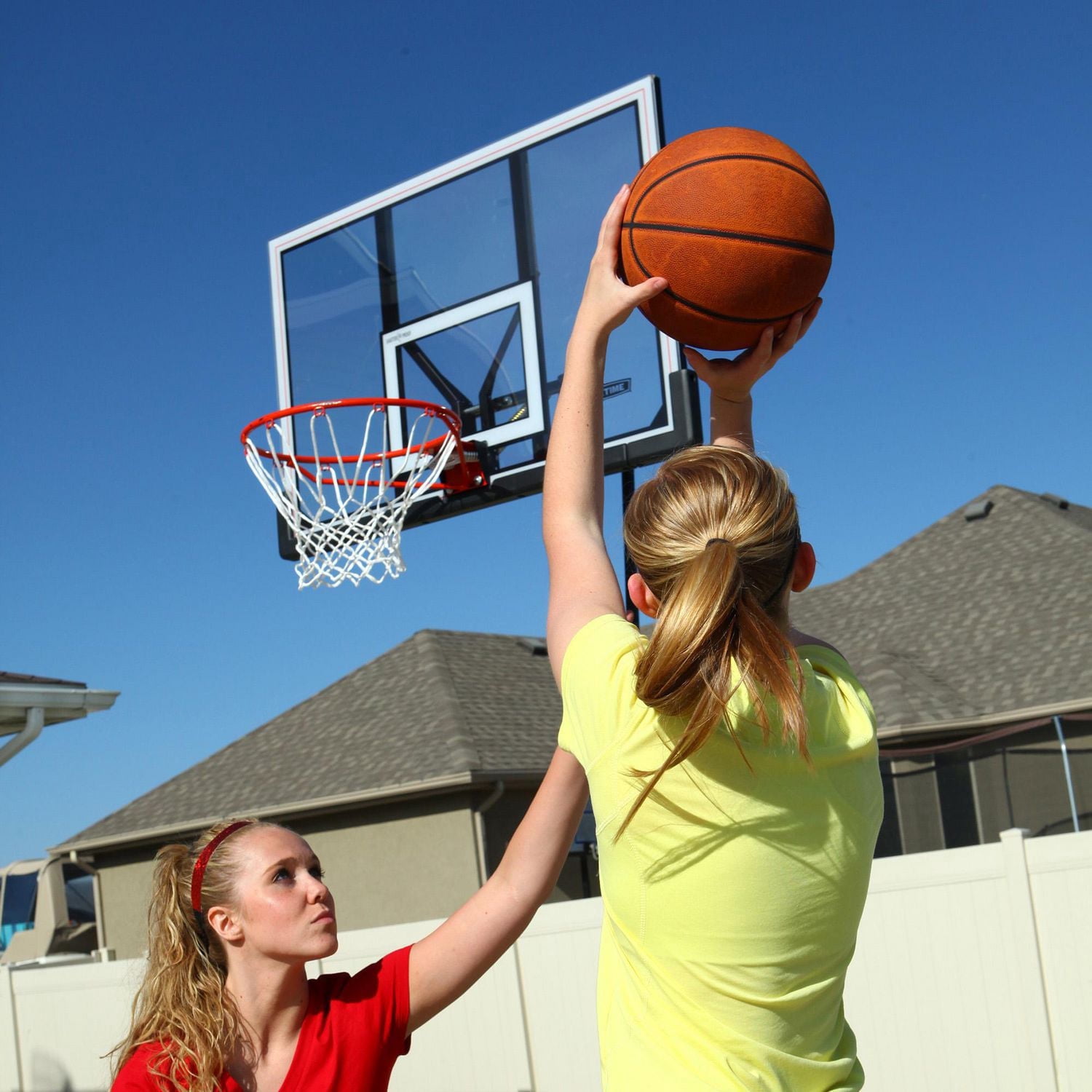 LIFETIME Adjustable Portable Basketball Net (50-Inch Polycarbonate)