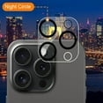 thumbnail image 5 of 3 Pieces for iPhone 12/13/14/15/16 Pro Max Screen Protector with 3-Pack Camera Lens Tempered Glass Protector, HD Transparent 9H Hardness Glass Film Full Coverage, Anti-Scratch, Anti-Bubble, 5 of 6