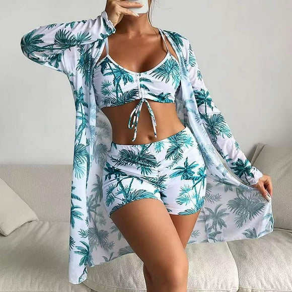 Trajes de baño para mujer Trajes de baño para mujer Trajes de baño para mujer Ropa de playa Trajes de baño de 3 piezas para mujer