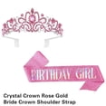 thumbnail image 3 of Giaone Hen Party Bride To Be Headband Crown Sash Accessory for Bride Hen Night, 3 of 10