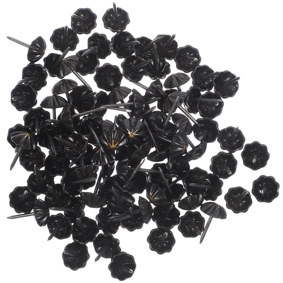 LOLIPPYY 100pcs Decorative Nails Upholstery Tacks Copper for Furniture Remodeling Craft Projects
