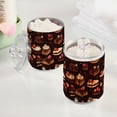 thumbnail image 2 of Yayeee 4 Pack Qtip Holder Bathroom Cotton Swab Canister with Lid Clear Dispenser Set, Sweet Cakes, 2 of 6