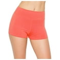 thumbnail image 2 of ALWAYS Women's Premium Super Soft Spandex Shorts Neon Coral XL, 2 of 7