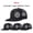 Black, variant on Customizable TEXT LOGO PHOTO Letter Embroidered Color Block Trucker Hat Unisex Adjustable Cotton Breathable Fashion Cap for Travel Daily Wear