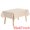 Beige, variant on Unique Bargains 1 Pack Rectangle Tablecloth,  Table Cover for Party Kitchen Dining Room