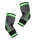 thumbnail image 2 of Naiovety Paquete de 2 coderas tejidas con soporte elástico, cómoda absorción de sudor, secado rápido, tenis, Golf, brazo, envoltura para el dolor Ropa Deportiva, Zapatos Verde METRO Naiovety OD023130-01, 2 of 6