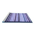 thumbnail image 2 of Ahgly Company Machine Washable Indoor Rectangle Abstract Blue Modern Area Rugs, 7' x 9', 2 of 4