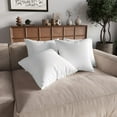 thumbnail image 2 of Home Design Calais Square Throw Pillow Inserts 20x20 Inch, Set of 4, Bedroom & Couch, Soft Decorative Pillow Insert, White, 2 of 6
