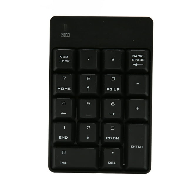 Number Pads, Numeric Keypad Numpad 18 Keys Portable 2.4 GHz Financial Accounting Number Keyboard Extensions For Wins 2000 7 XP Vista OS X