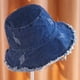 thumbnail image 3 of Sombrero de pescador vaquero de verano para hombre y mujer, con circunferencia de 56-58 cm, gorro de lavabo, gorro protector solar, parasol, 3 of 5
