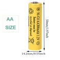 thumbnail image 2 of Pilas recargables FULIN AA 1.2 V 300 mAh Ni-Cd 12 paquetes, 2 of 8