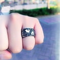 thumbnail image 2 of ZMY Home 10mm Stainless Steel Ring with Exquisite Koi Fish Carving for Men and Women (7), 2 of 6