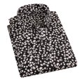 thumbnail image 1 of Camisa de hombre con cuello vuelto, camisa de corte informal de moda de manga larga con estampado para ir de compras, 1 of 4