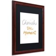 thumbnail image 2 of Trademark Fine Art "Cherish On White" Canvas Art by Lisa Powell Braun, Black Matte, Wood Frame, 2 of 4
