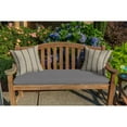 thumbnail image 2 of Casual Cushion Stripe Sunbrella® Fabric 1-Piece Outdoor Throw Pillow, 15"W x 15"L, Cove Pebble, 2 of 4