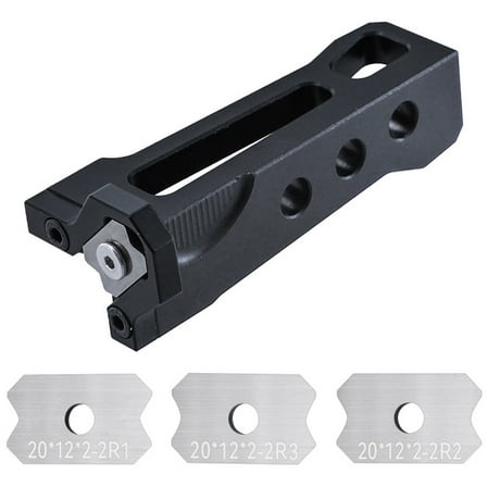 LOLIPPYY Block Hand Plane with Adjustable Blades, Construction for Chamfering, Trimming, and Woodworking Precision