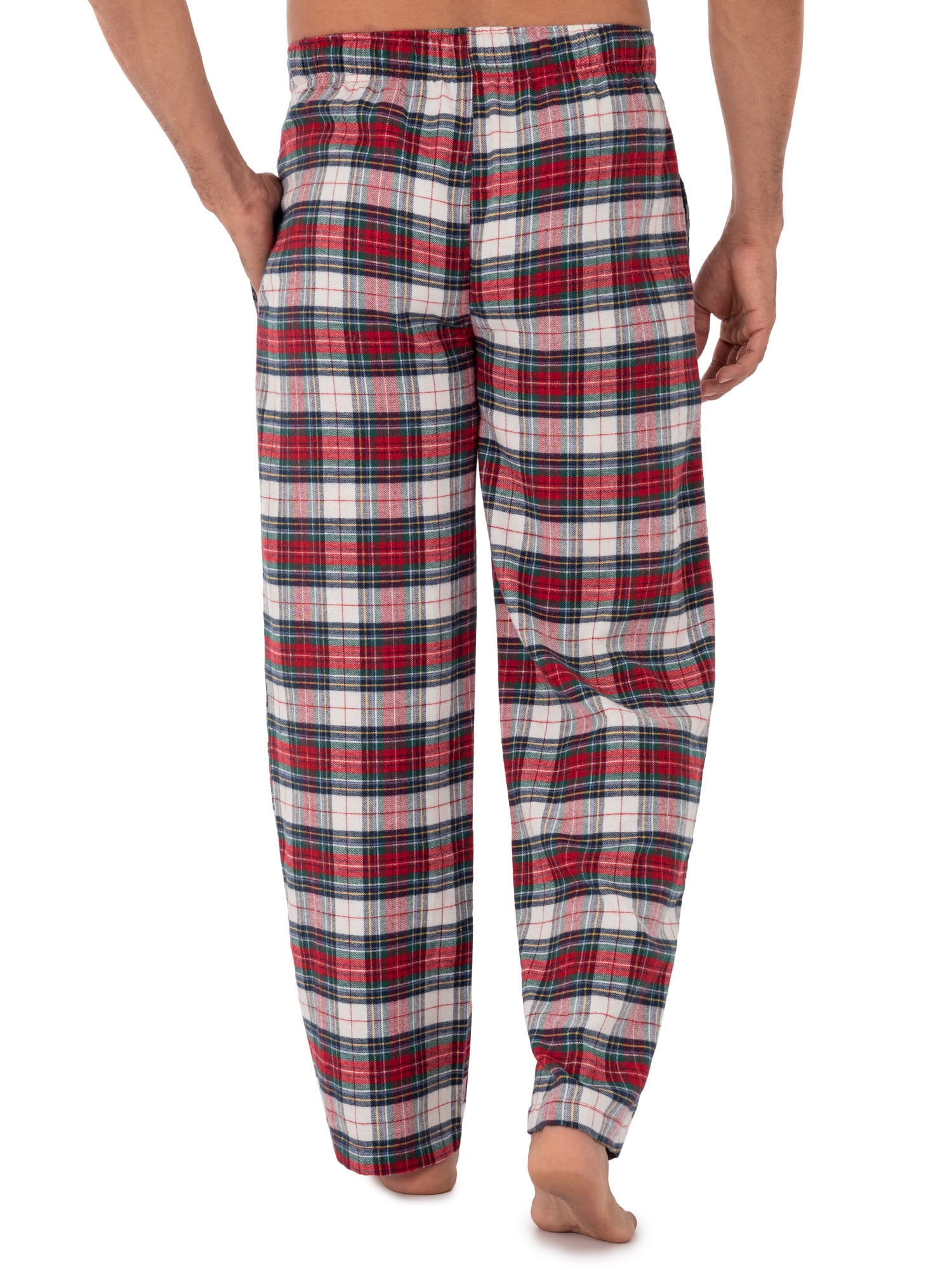 George Men's Plaid Woven Flannel Sleep Pants