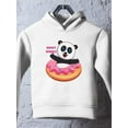 thumbnail image 3 of Donut Worry Panda Hoodie Toddler -Image by Shutterstock,  5 Toddler, 3 of 4