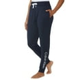 thumbnail image 4 of Calvin Klein Women's 2 Pack French Terry Joggers Size: S, Color: Navy/Wolf Grey, 4 of 5