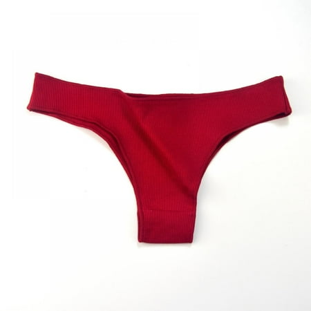 

Valcatch Seamless Thongs for Women Breathable Low Rise Panties Invisible Hipster Underwear Thong