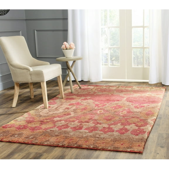 SAFAVIEH Bohemian Lucas Geometric Area Rug, Natural/Gold, 4' x 6'