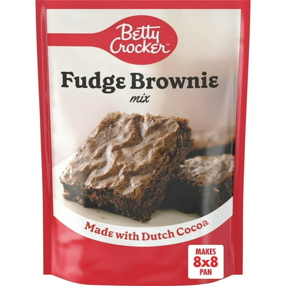 2 Pack Betty Crocker Ready to Bake Fudge Brownie Baking Mix, 10.25 oz.