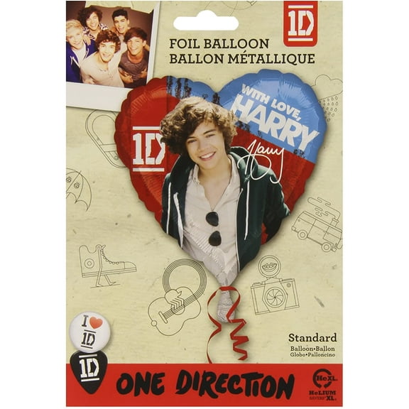 18′ HARRY STYLES ONE Direction Balloon • Party Supplies Decorations Foil Mylar Balloon
