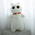 thumbnail image 3 of 1 pieza de peluche de gato gigante de 65 a 130 cm de largo, almohada cilíndrica de animal, peluche de gato Kawaii, regalo para amigos que duermen para niños, 3 of 5