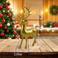 thumbnail image 5 of WMGHA Christmas Reindeer Figurines, Mini Animal Reindeer Decor Deer Statues Sculpture Tabletop Ornaments for Cabinet Mantel Shelves Fireplace Home Décor Accents Collectible Figurines, 5 of 9