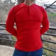 thumbnail image 2 of Playera Con Botones Cuello Redondo Manga Larga A056, 2 of 5