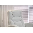 thumbnail image 2 of Glider Rocking Chair with Adjustable Footrest, Comfy Teddy Upholstered Nursery Rocker Chair with Wood Legs Side Pocket, Accent Rocker Arm Chair Baby Bedroom, Living Room, Ivory, 2 of 9