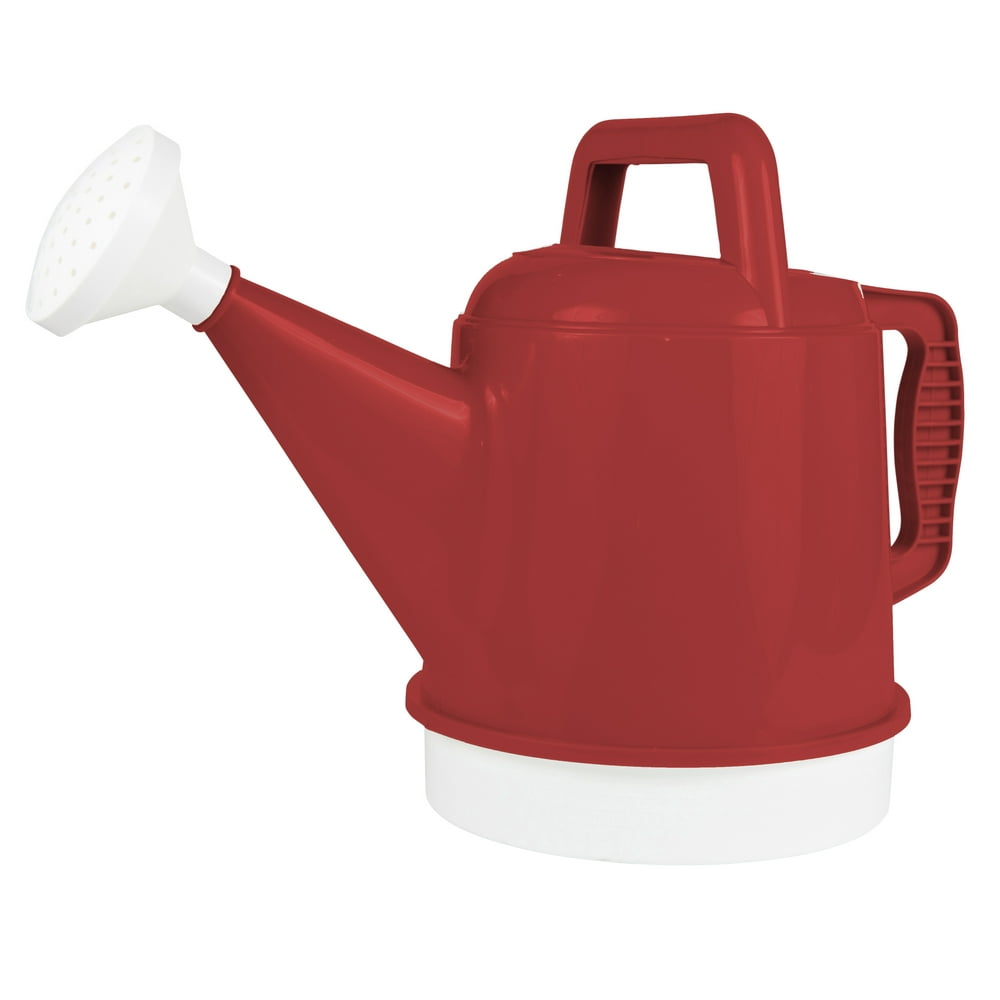 Bloem Red 2.5 gal. Plastic Watering Can