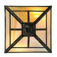 thumbnail image 2 of Meyda Tiffany 142016 T Mission 2 Light 19" Wide Semi-Flush Ceiling Fixture - Black, 2 of 7