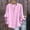 *Hot Pink, variant on ClodeEU Womens Ruffle 3/4 Sleeve Blouse Tops ,V Neck Business Casual Blouses Shirts with Buttons Black,Womens Plus XXL