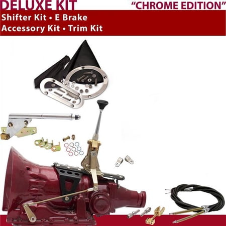 American Shifter TH400 Shifter Kit 6 in. E Brake Cable Clevis Trim Kit for D4715