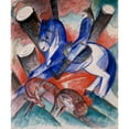 thumbnail image 3 of Franz Marc 20x23 Black Modern Framed Museum Art Print Titled - St. Julian the Hospitals (1913), 3 of 5