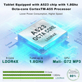 thumbnail image 4 of 2 in 1 tablet with keyboard Case Mouse Stylus Pen, Android 14 tablet,10.1 inch Wifi 6 Tablet , 6000mah Battery 8GB+64GB, Octa-Core Processor Work tablet, GPS Dual WIFI, 4 of 7