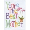 Designer Greetings Twinkling Letters and Flower Pot: Mother Mother's Day Card
