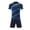 Navy, variant on Xyant Boys Athletic Short Sleeve T Shirts Kids Quick Dry Sports Performance Tees Tops (Yellow,9-10 Years)